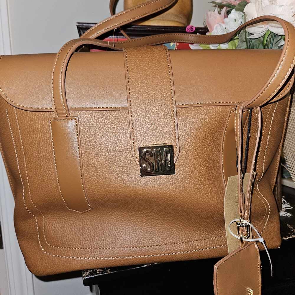 Steve Madden Tan Leather Tote